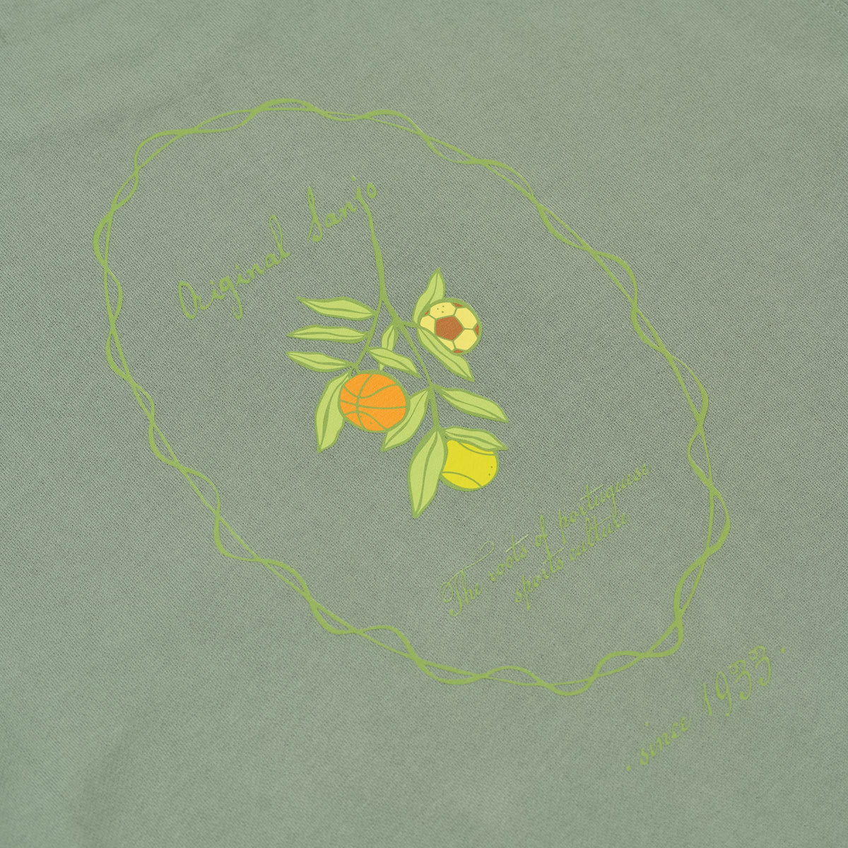 Sanjo The Sporty Olive T-shirt // Kaki