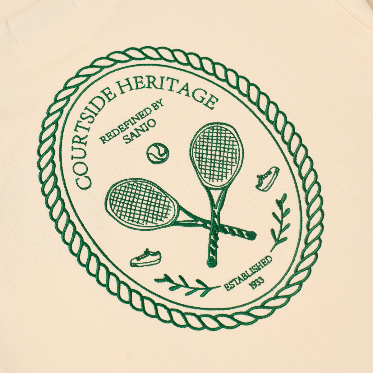 Sanjo Courtside Sweat // Ecru