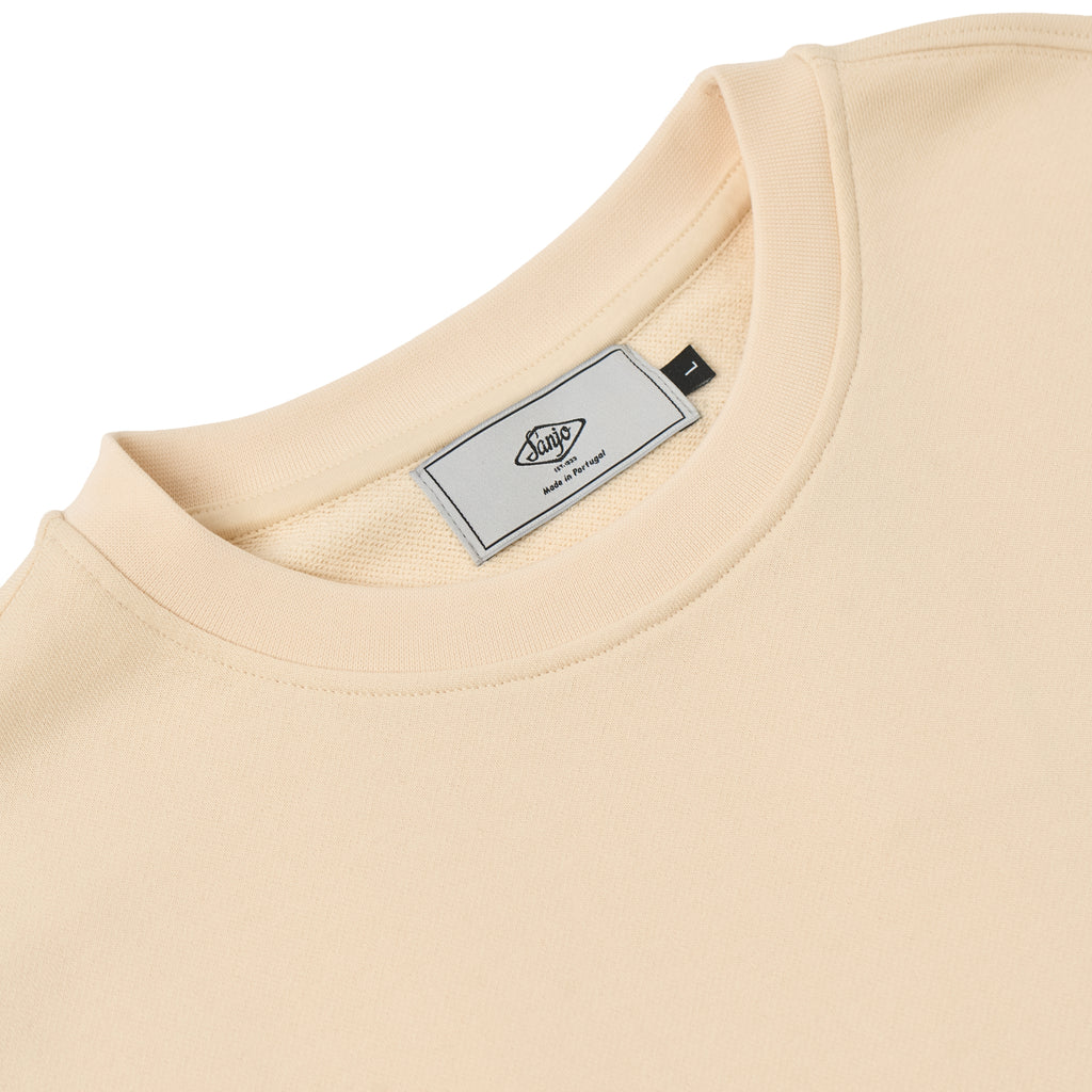 Sanjo The Sporty Olive Sweat // Ecru