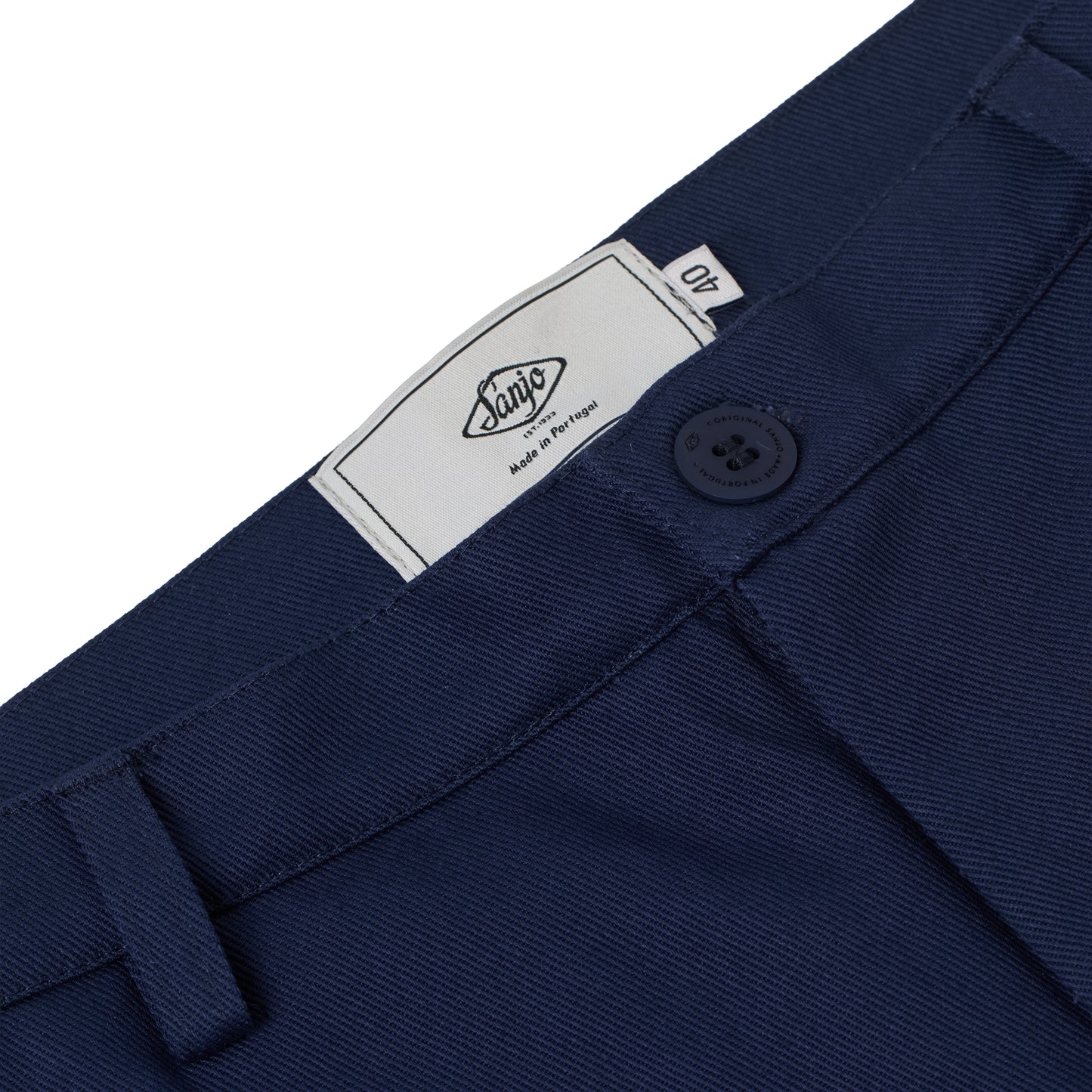 Sanjo Canvas Boxy Shorts // Navy