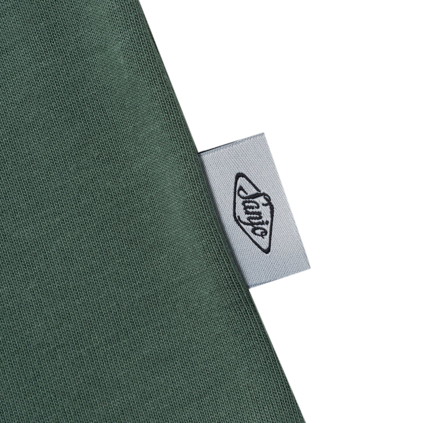 Sanjo 1954 Cream Logo T-shirt // Pastel Green