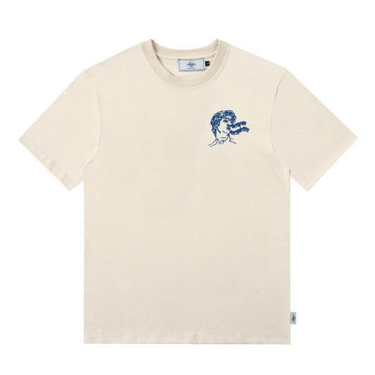 Sanjo Antique Aesthetic T-shirt // Ecru