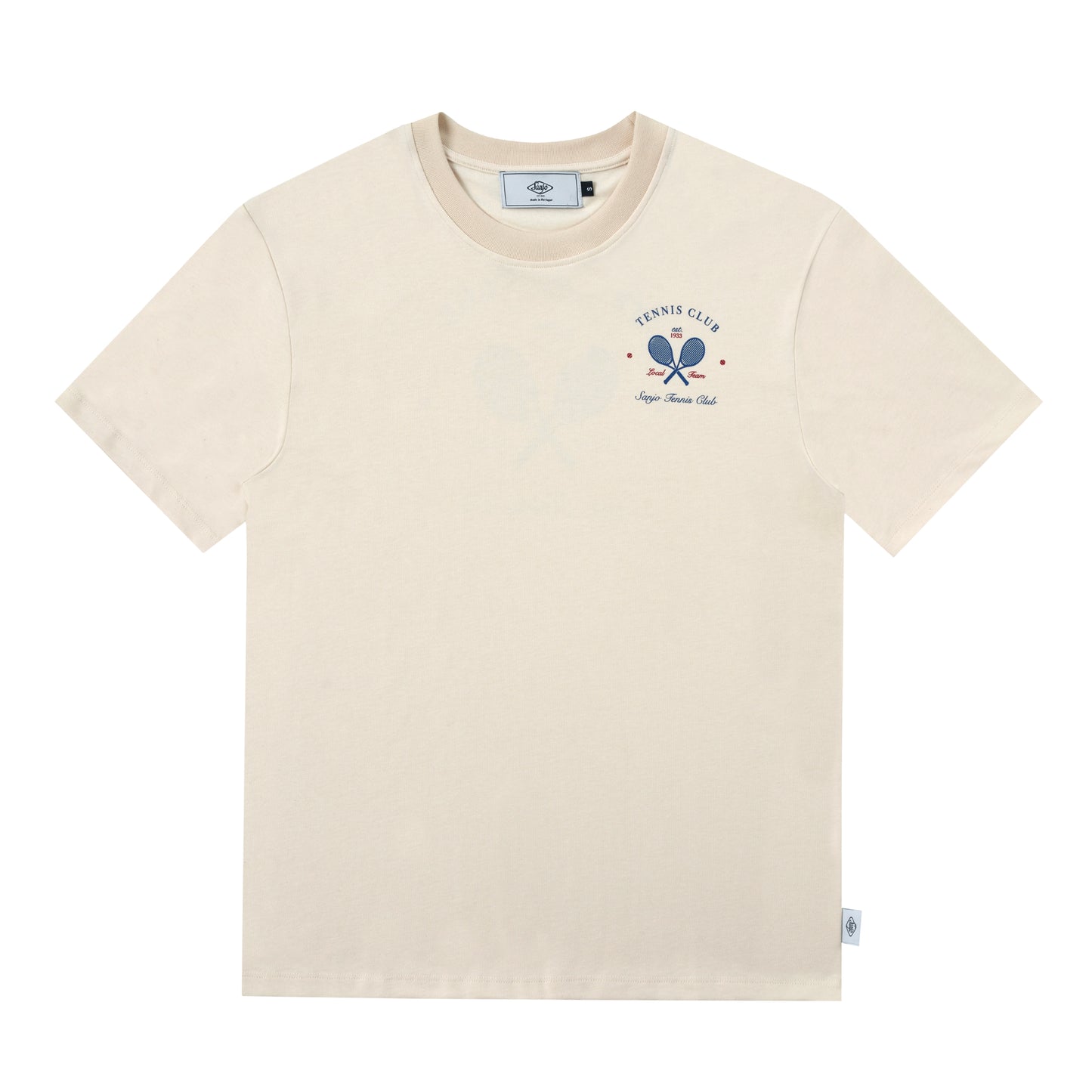 Sanjo Tennis Club T-shirt V2 // Ecru