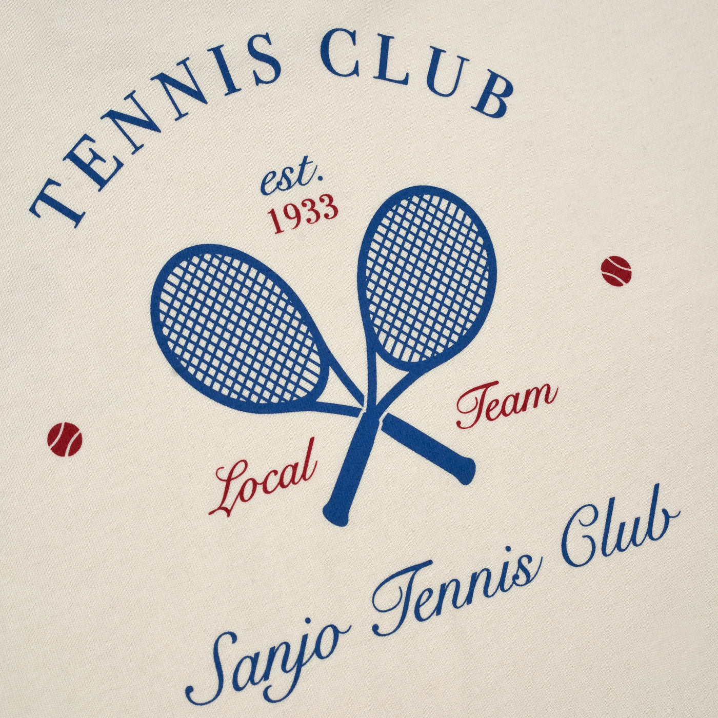 Sanjo Tennis Club T-shirt V2 // Ecru