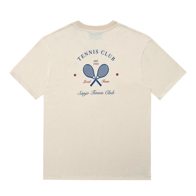 Sanjo Tennis Club T-shirt V2 // Ecru