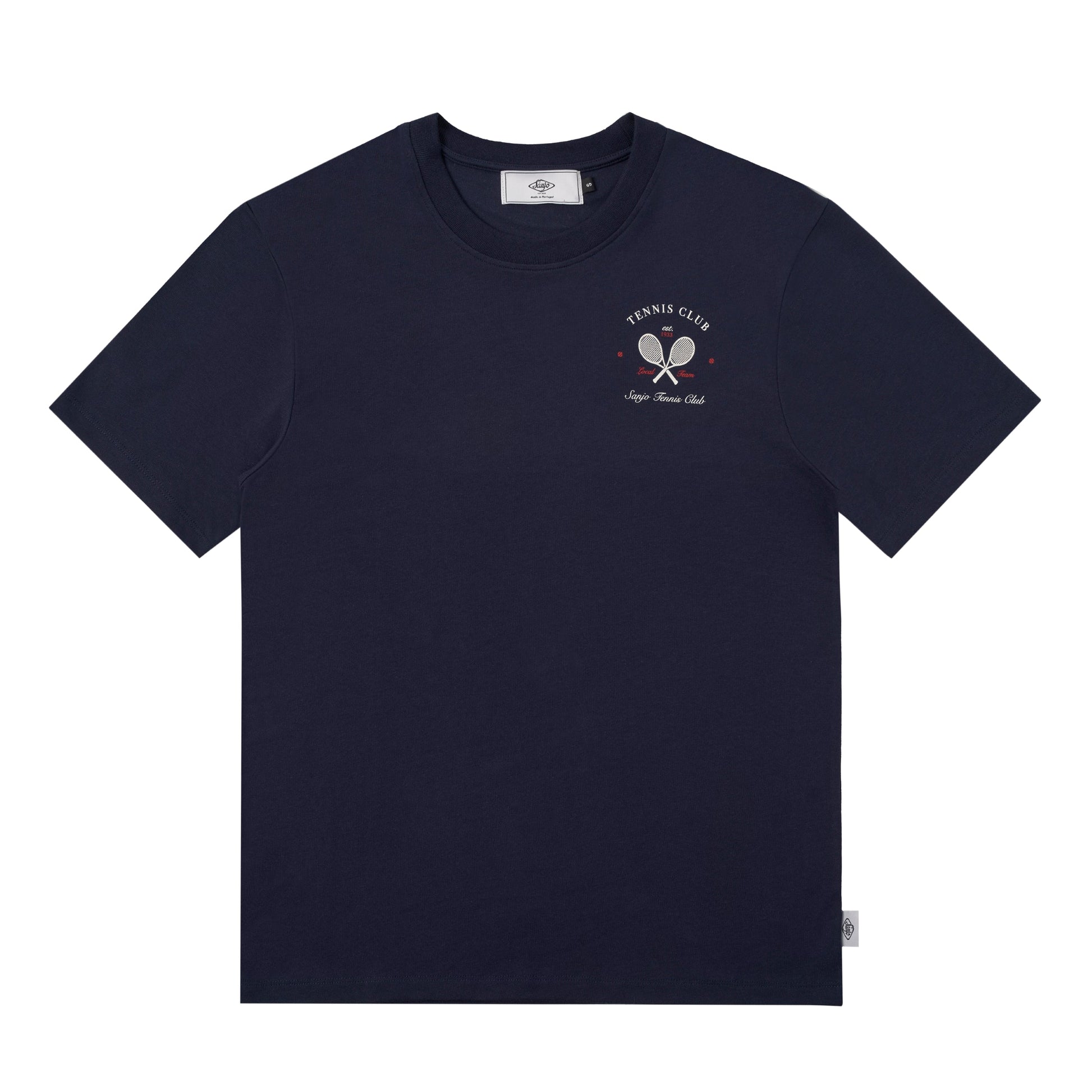 Sanjo Tennis Club T-Shirt V2 // Navy – SANJO - Main Image