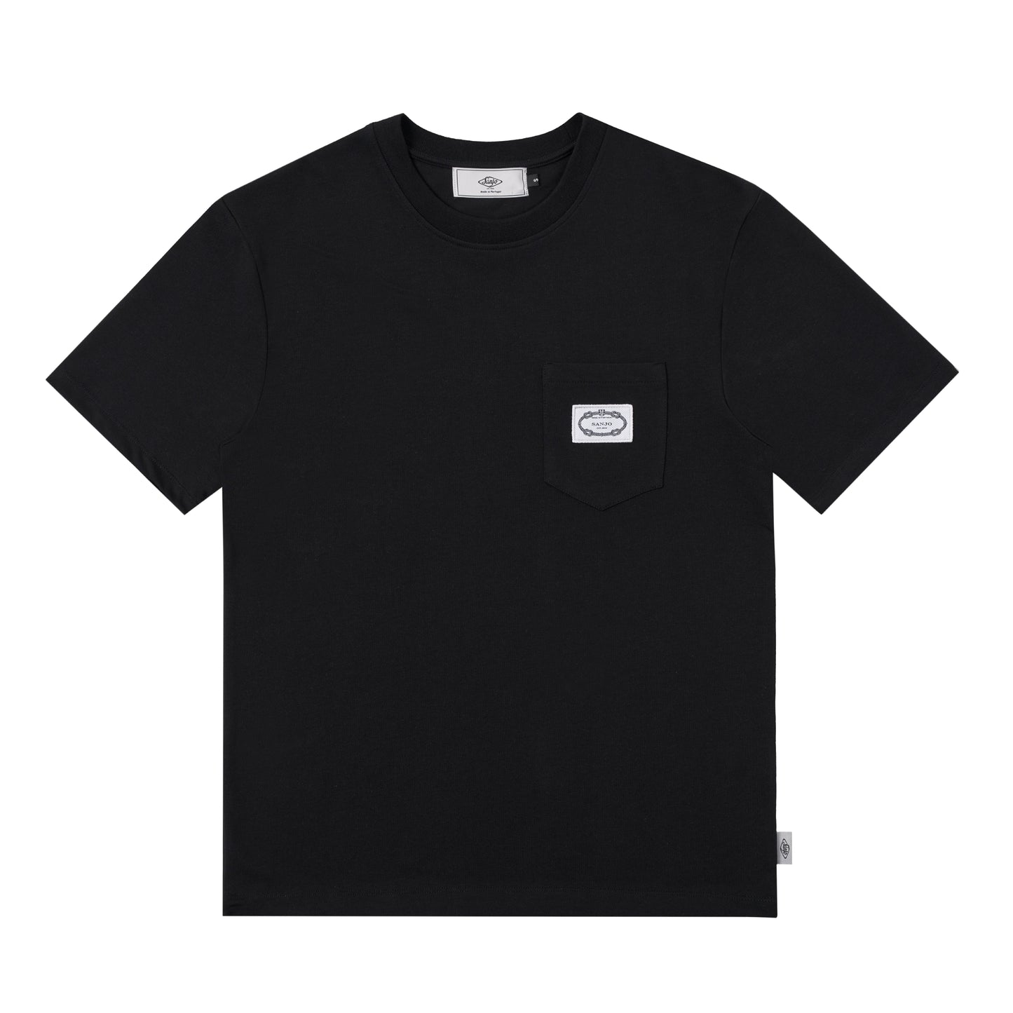 Sanjo Nautical Strings Pocket T-shirt // Black