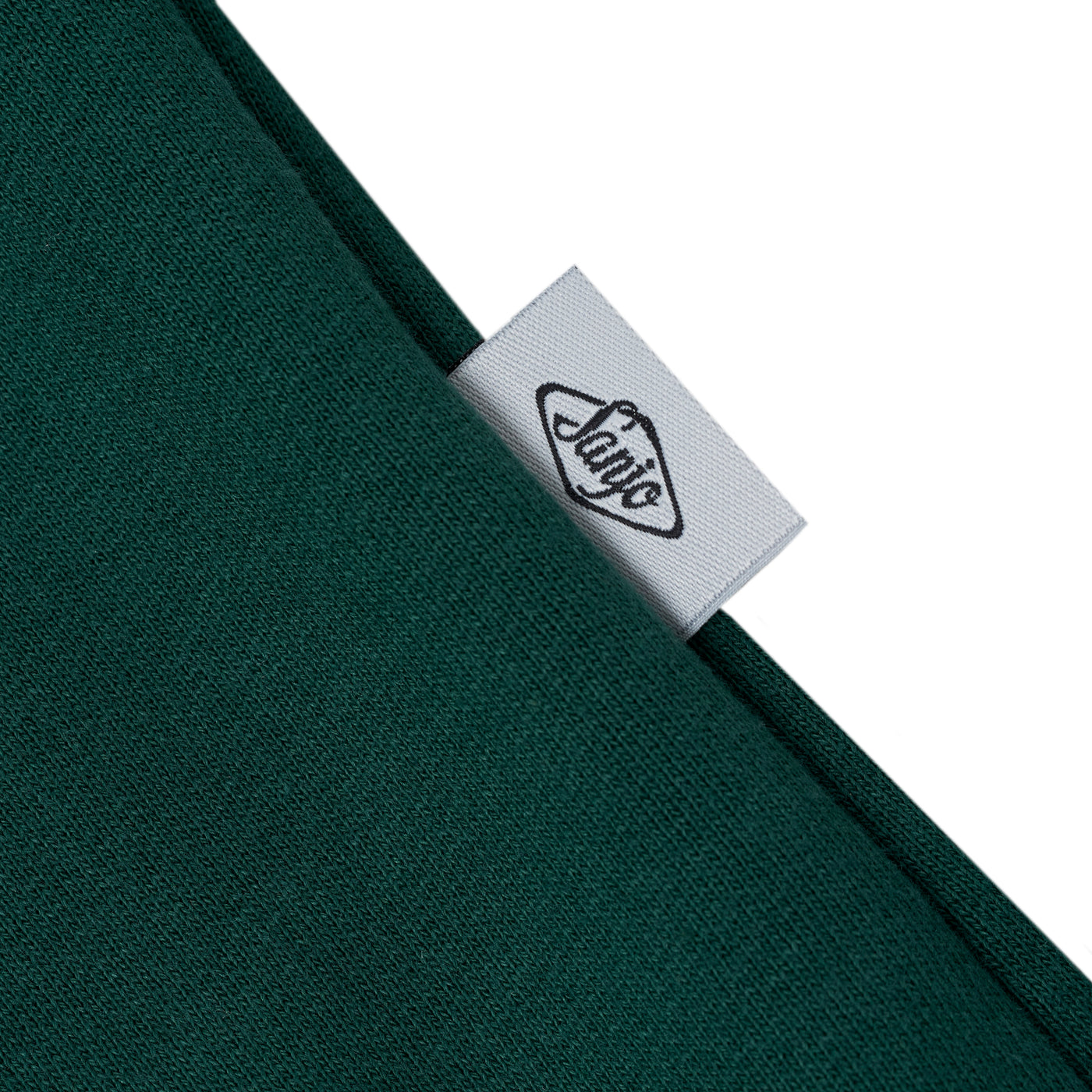 Sanjo Embroidery Tennis Club Sweater // Bottle Green