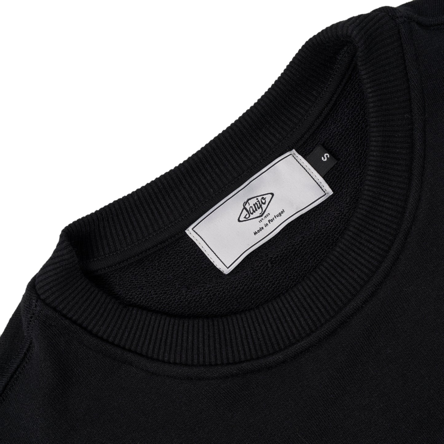 Sanjo Retro Sportswear Mono Sweater // Black