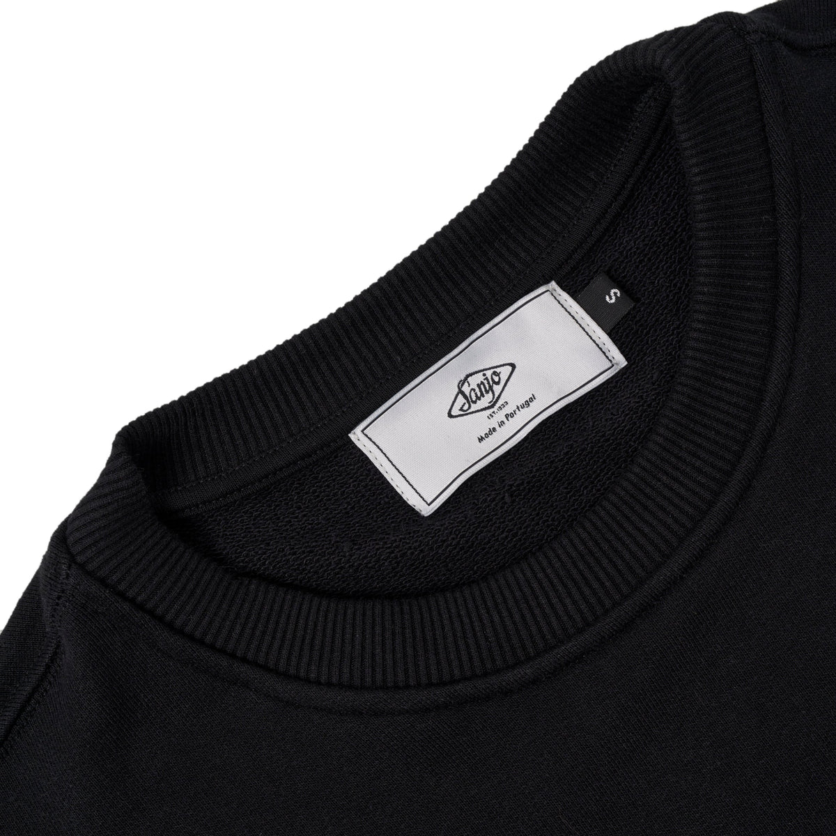 Sanjo Embroidery Tennis Club Sweater // Schwarz