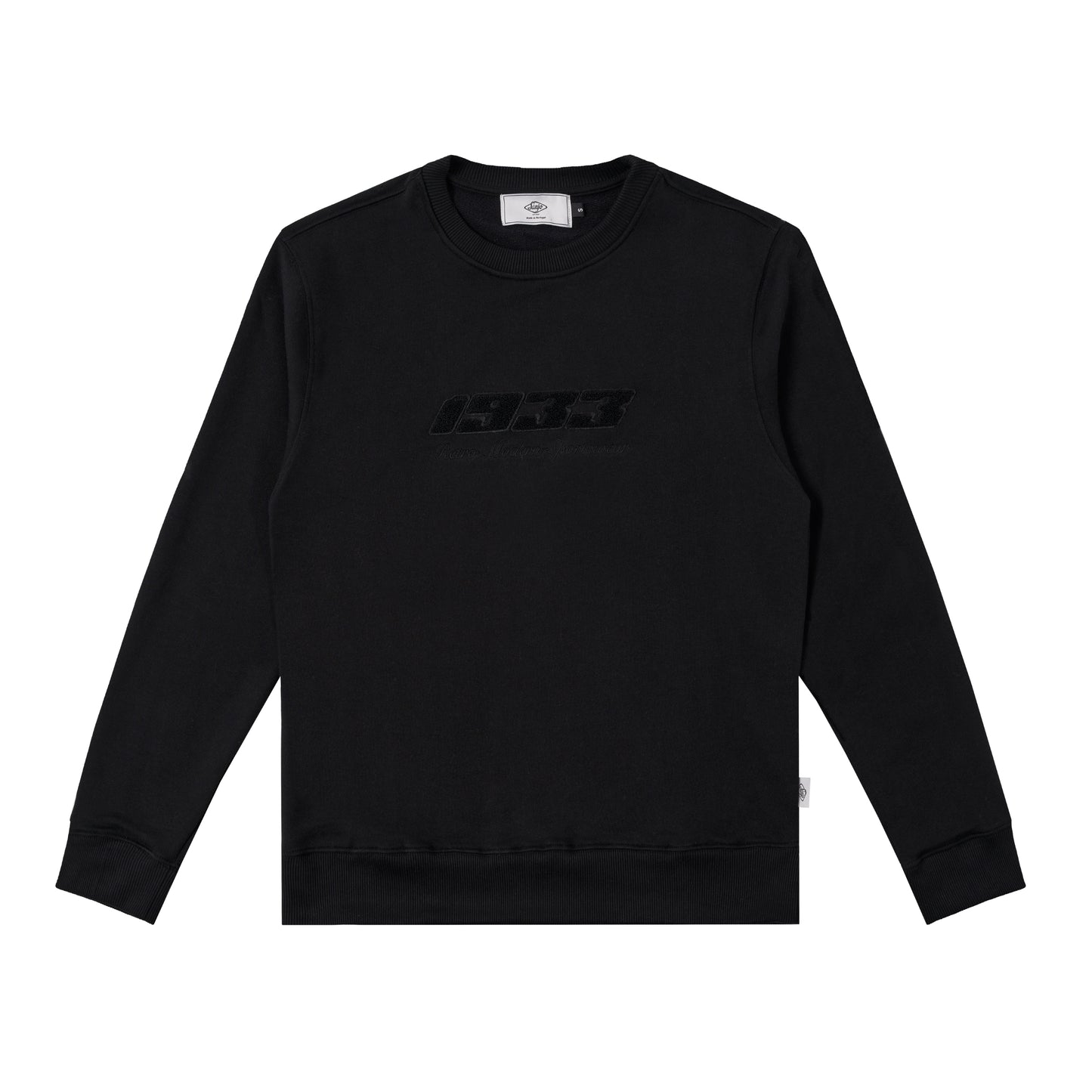 Sanjo Retro Sportswear Mono Sweater // Black