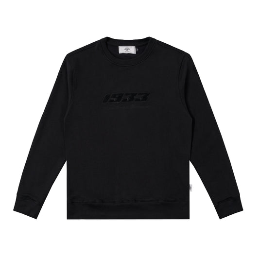 Sanjo Retro Sportswear Mono Sweater // Black