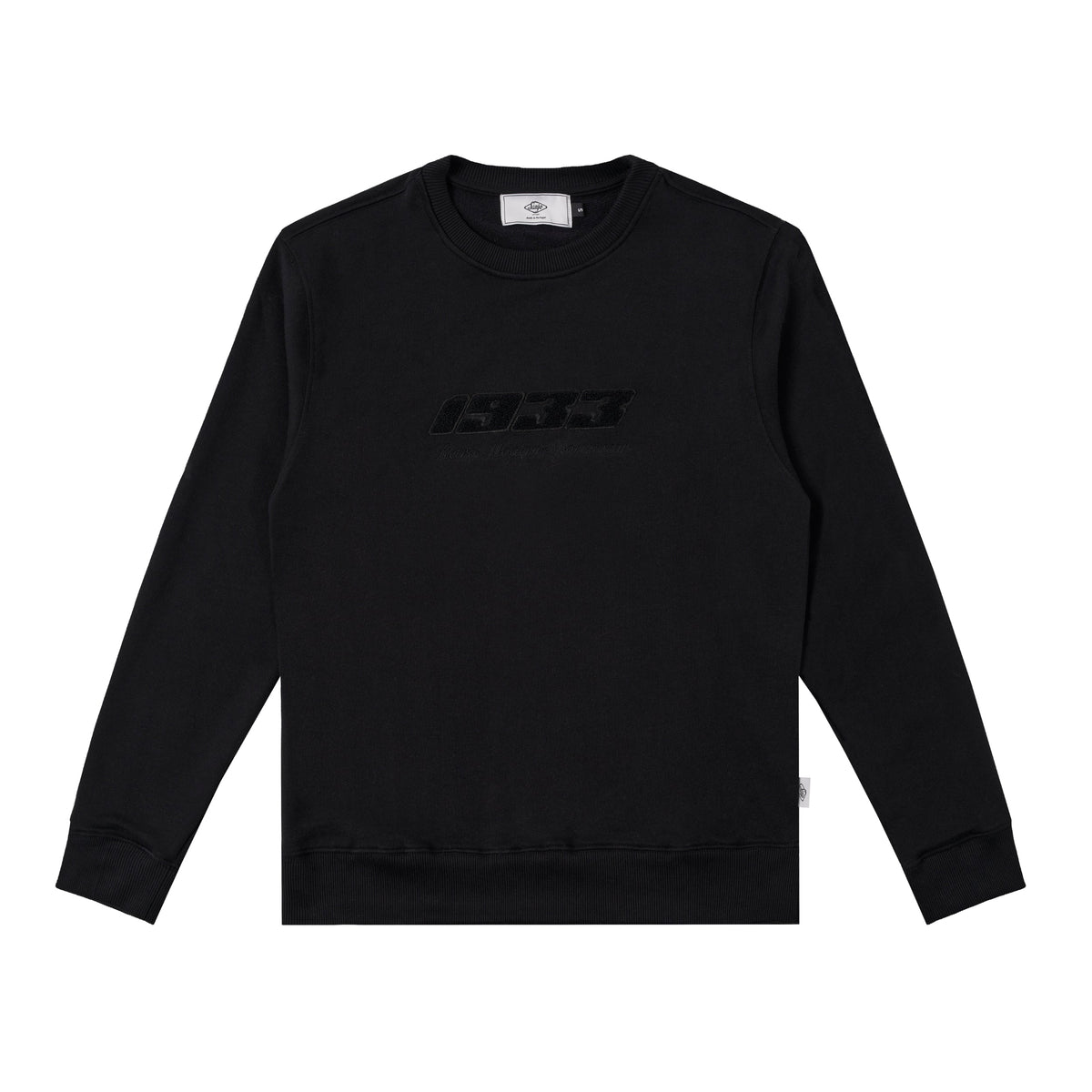 Sanjo Retro Sportswear Mono Sweater // Schwarz