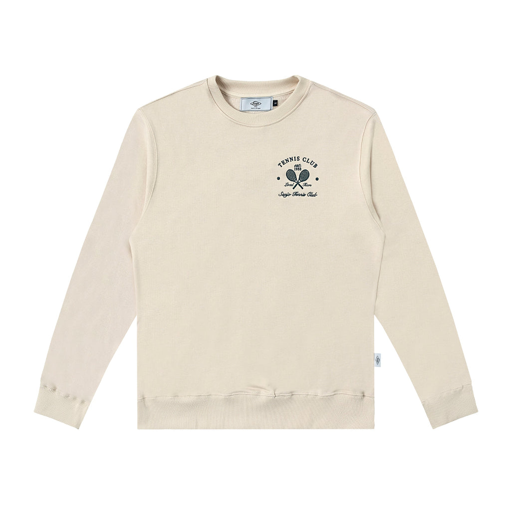 Sanjo Embroidery Tennis Club Sweater // Cru