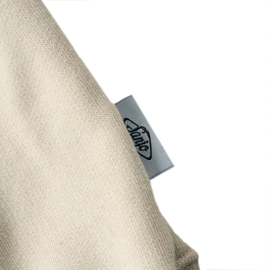 Sudadera con capucha estética antigua Sanjo // Crudo