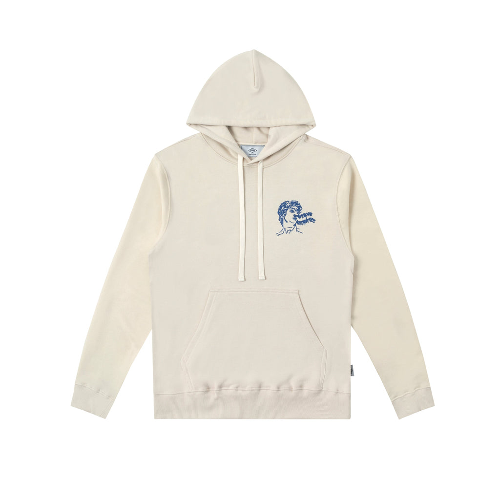 Sudadera con capucha estética antigua Sanjo // Crudo