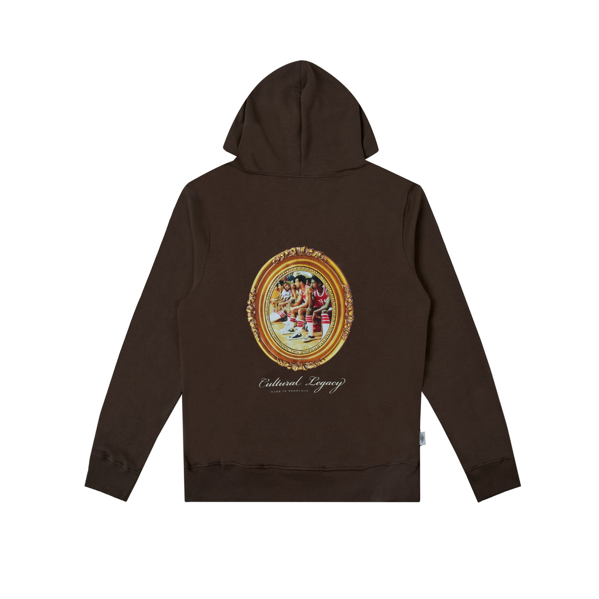 Sudadera con capucha Sanjo Old Frame // Marrón