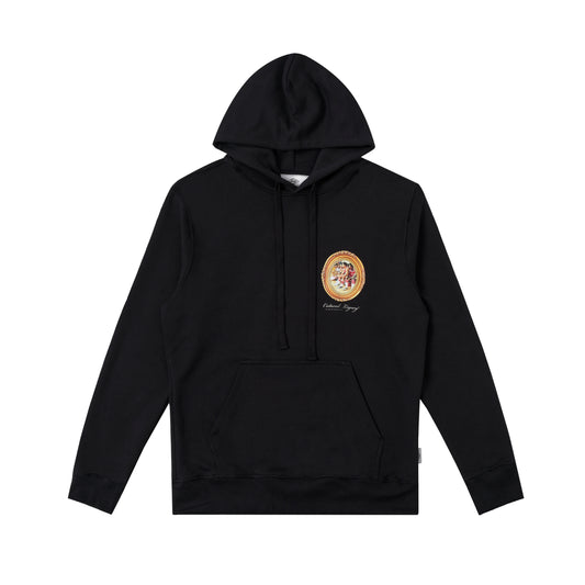 Sanjo Old Frame Hoodie // Black