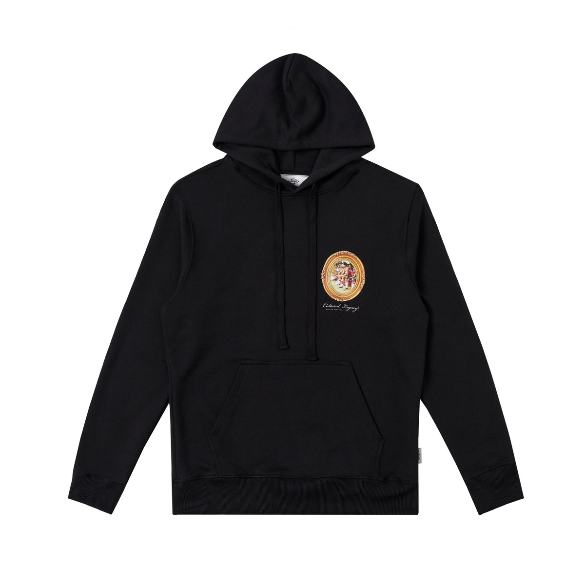 Sudadera con capucha Sanjo Old Frame // Negro