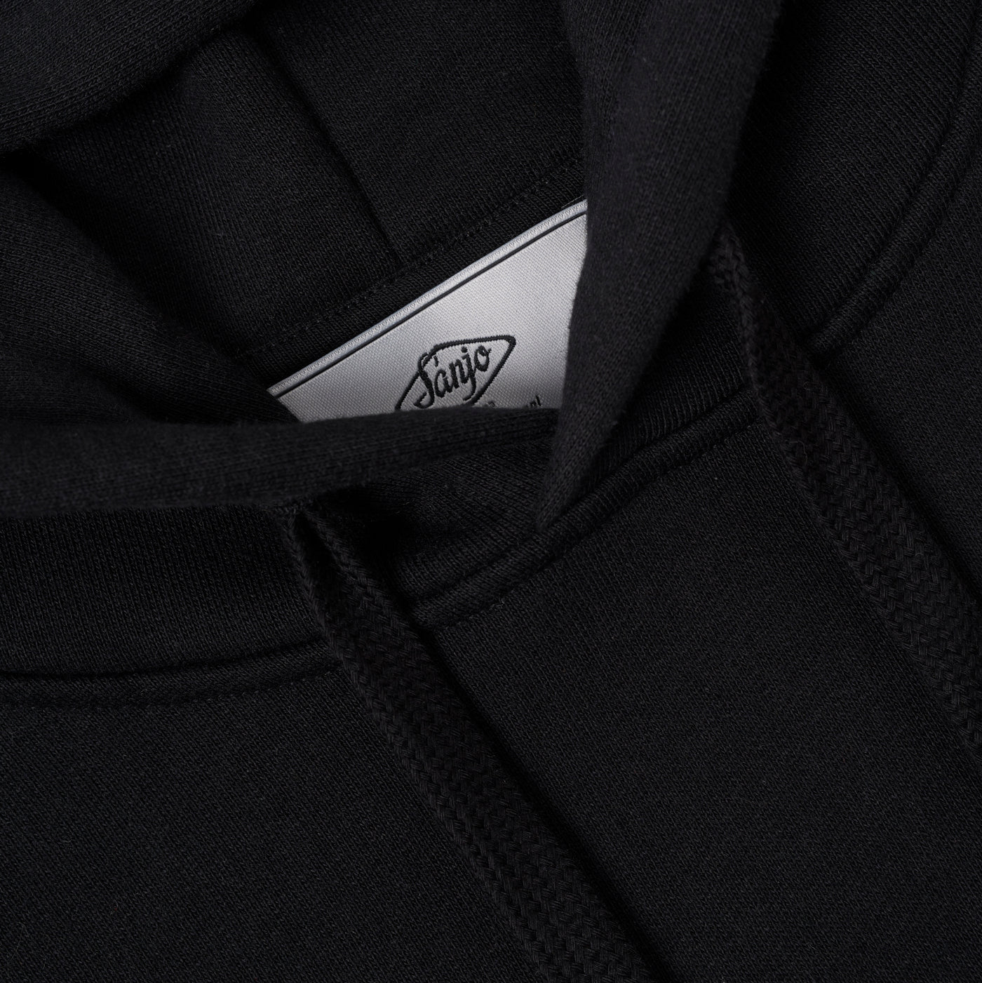 Sanjo Old Frame Hoodie // Black