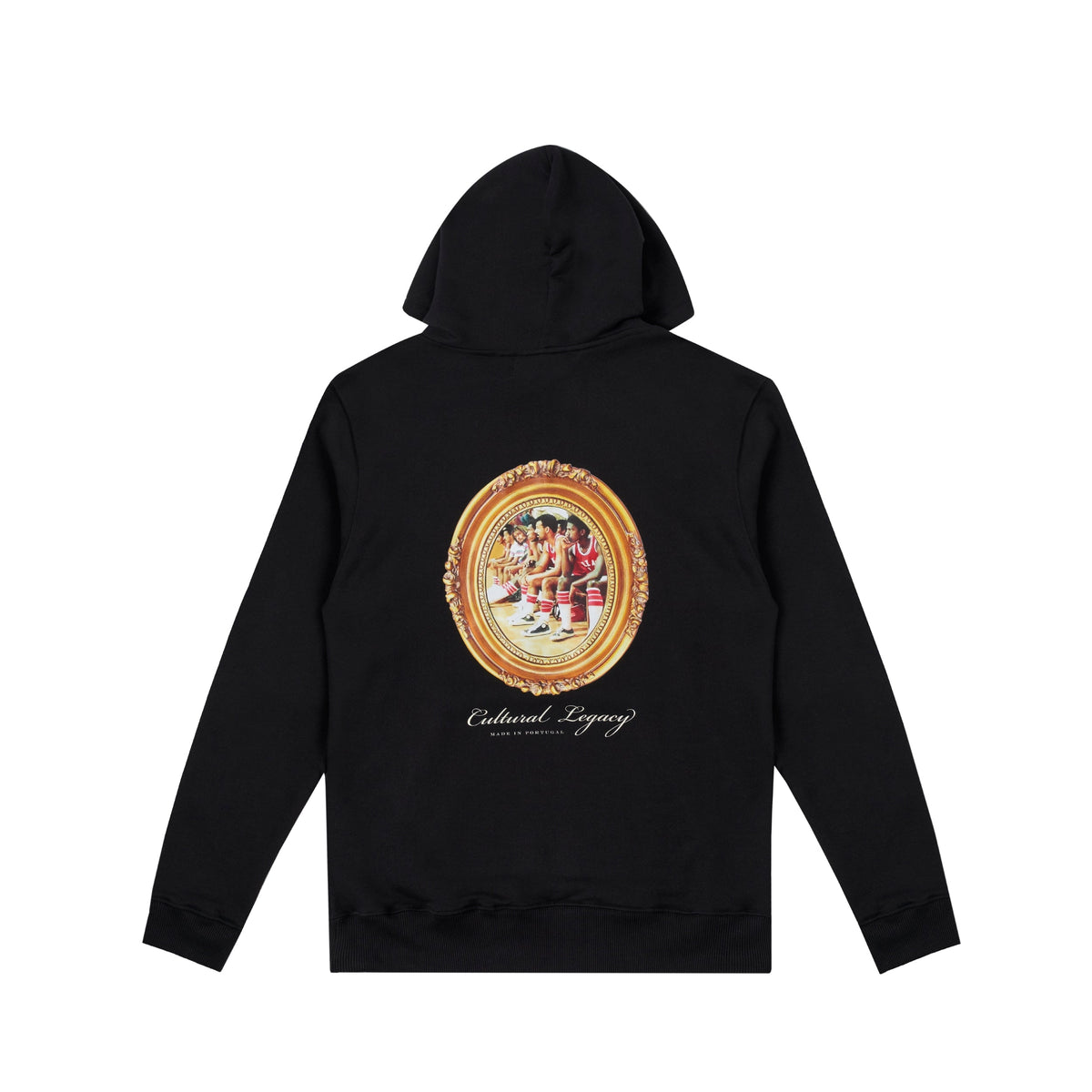 Sudadera con capucha Sanjo Old Frame // Negro