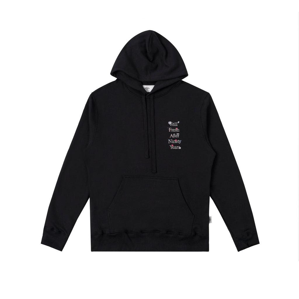 Sanjo Wild Flowers Hoodie // Schwarz