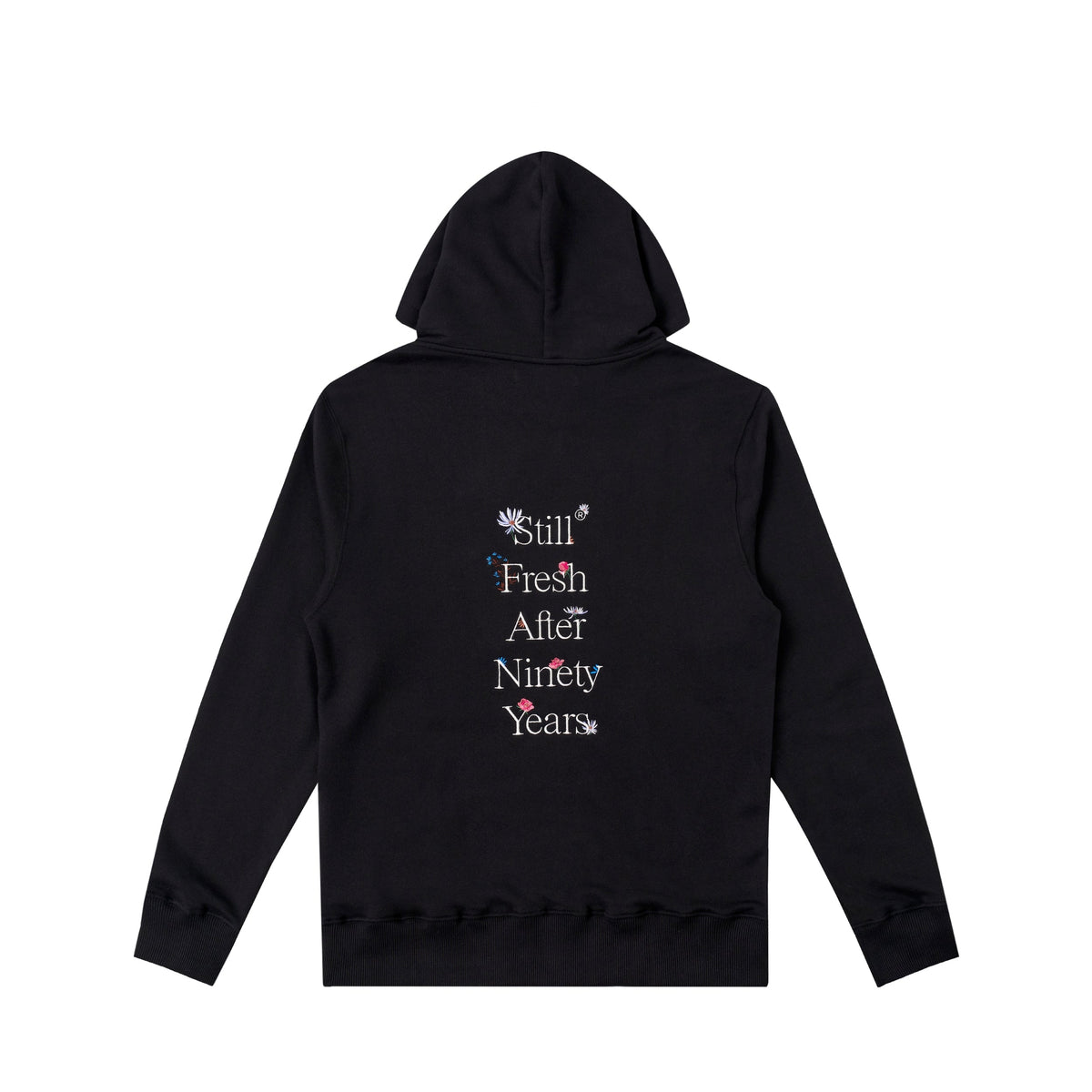 Sanjo Wild Flowers Sweatshirt // Black