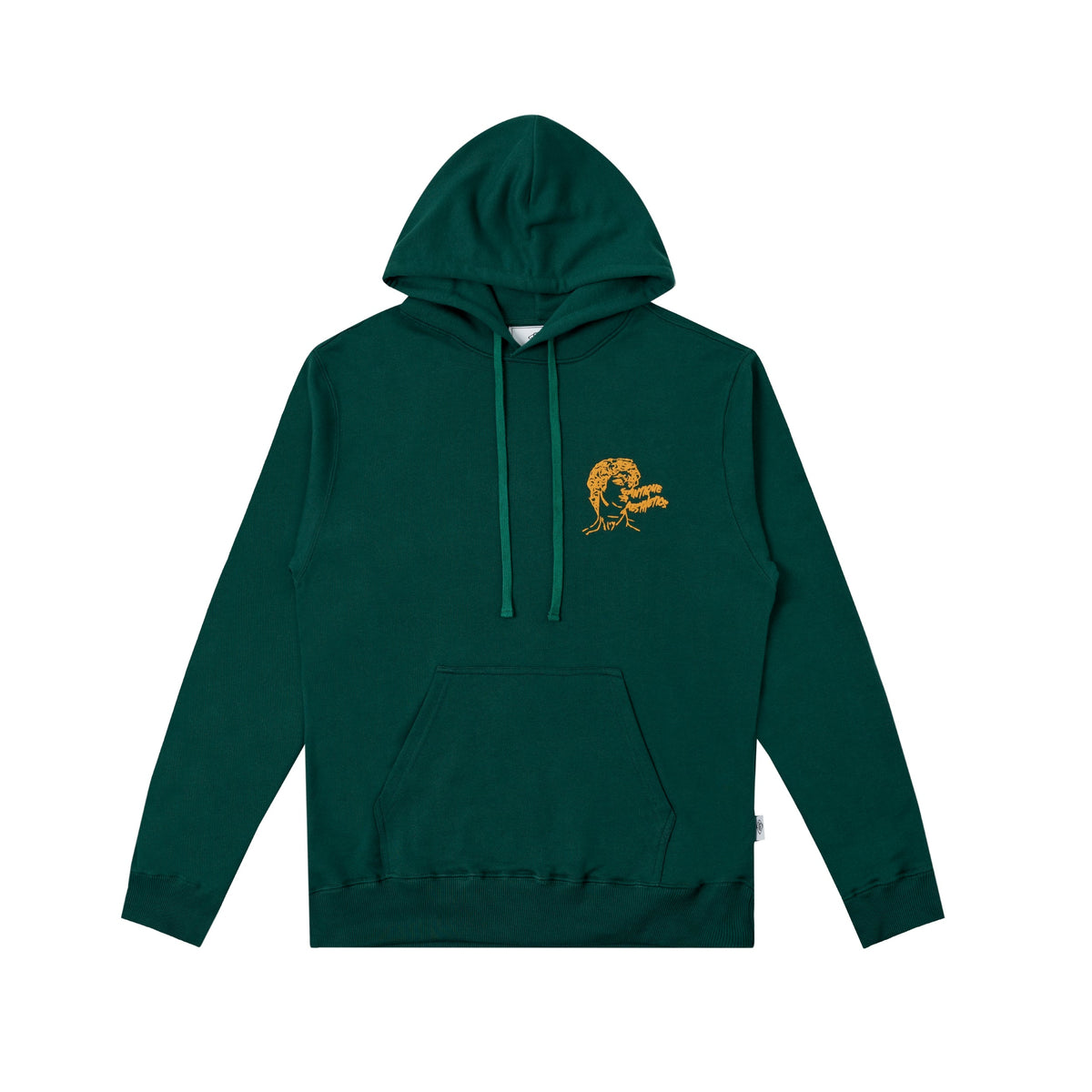 Sanjo Antique Aesthetique Hoodie // Flaschengrün