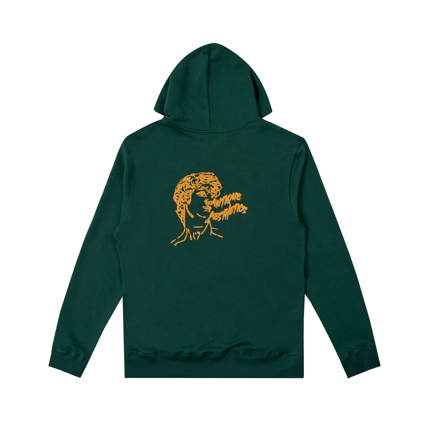 Sanjo Antique Aesthetique Hoodie // Bottle Green