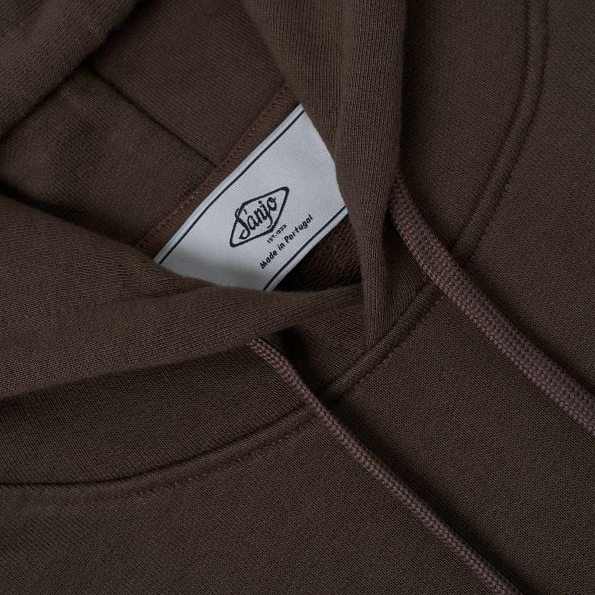 Sanjo Wild Flowers Hoodie // Castanho