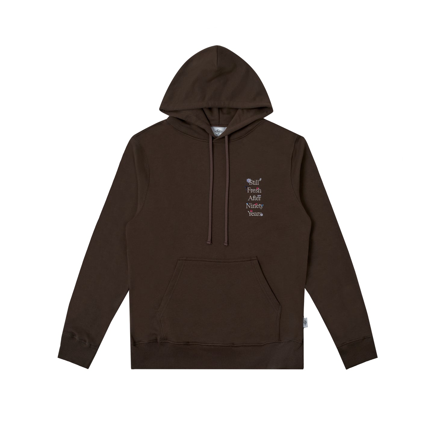 Sanjo Wild Flowers Hoodie // Brown