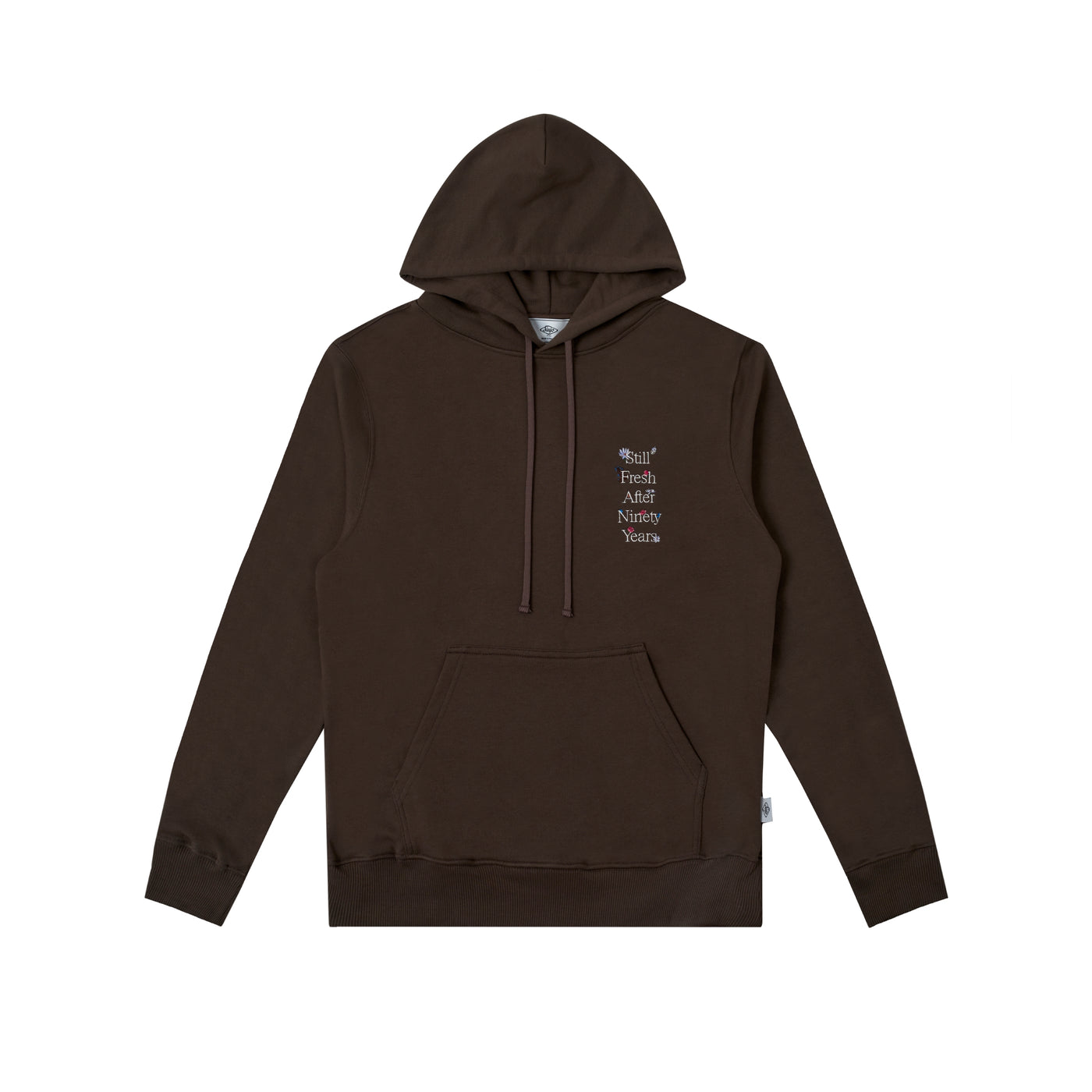 Sanjo Wild Flowers Hoodie // Brown