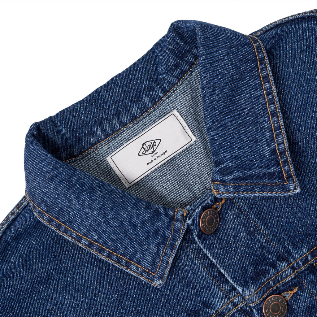 Sanjo 90's Jeans Jacket // Dunkler Denim