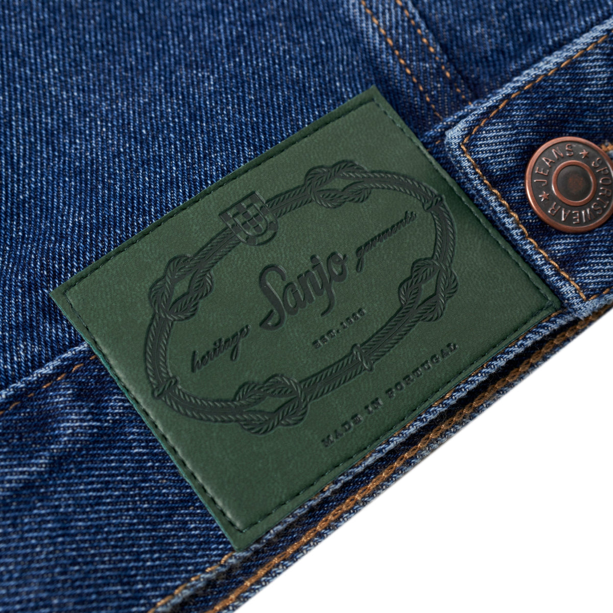 Sanjo 90's Jeans Jacket // Dunkler Denim