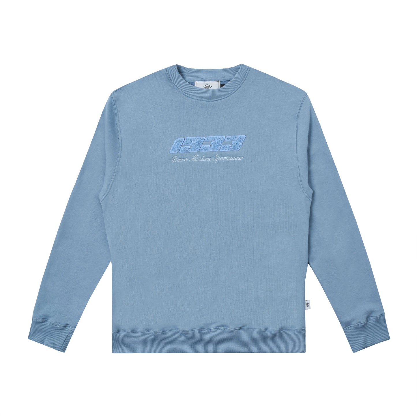 Sanjo Retro Sportswear Mono Sweater // Sky