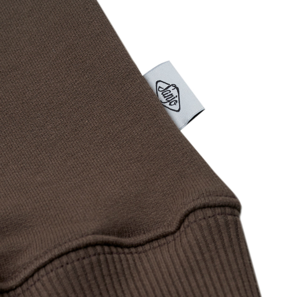 Sanjo 1954 Cream Logo Sweater // Braun