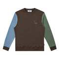 Sanjo 1954 Cream Logo Sweater // Braun