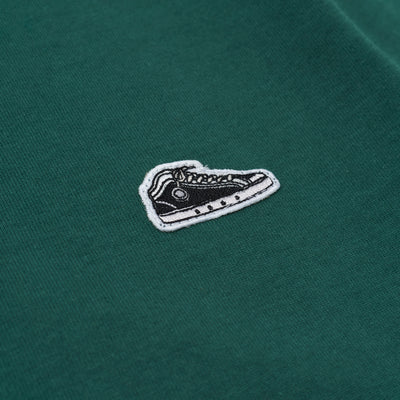 Sanjo 90's Longsleeve Polo // Bottle Green