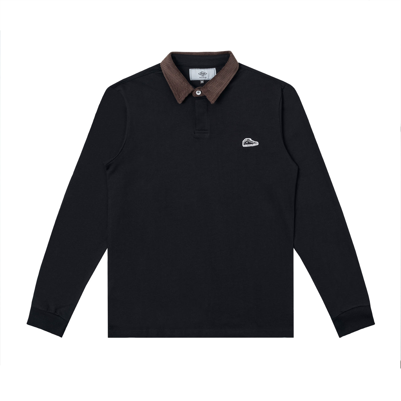 Sanjo 90's Longsleeve Polo // Black