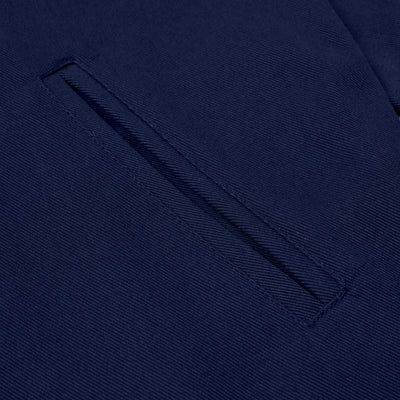 Sanjo Washed Contrast Retro Coat // Navy