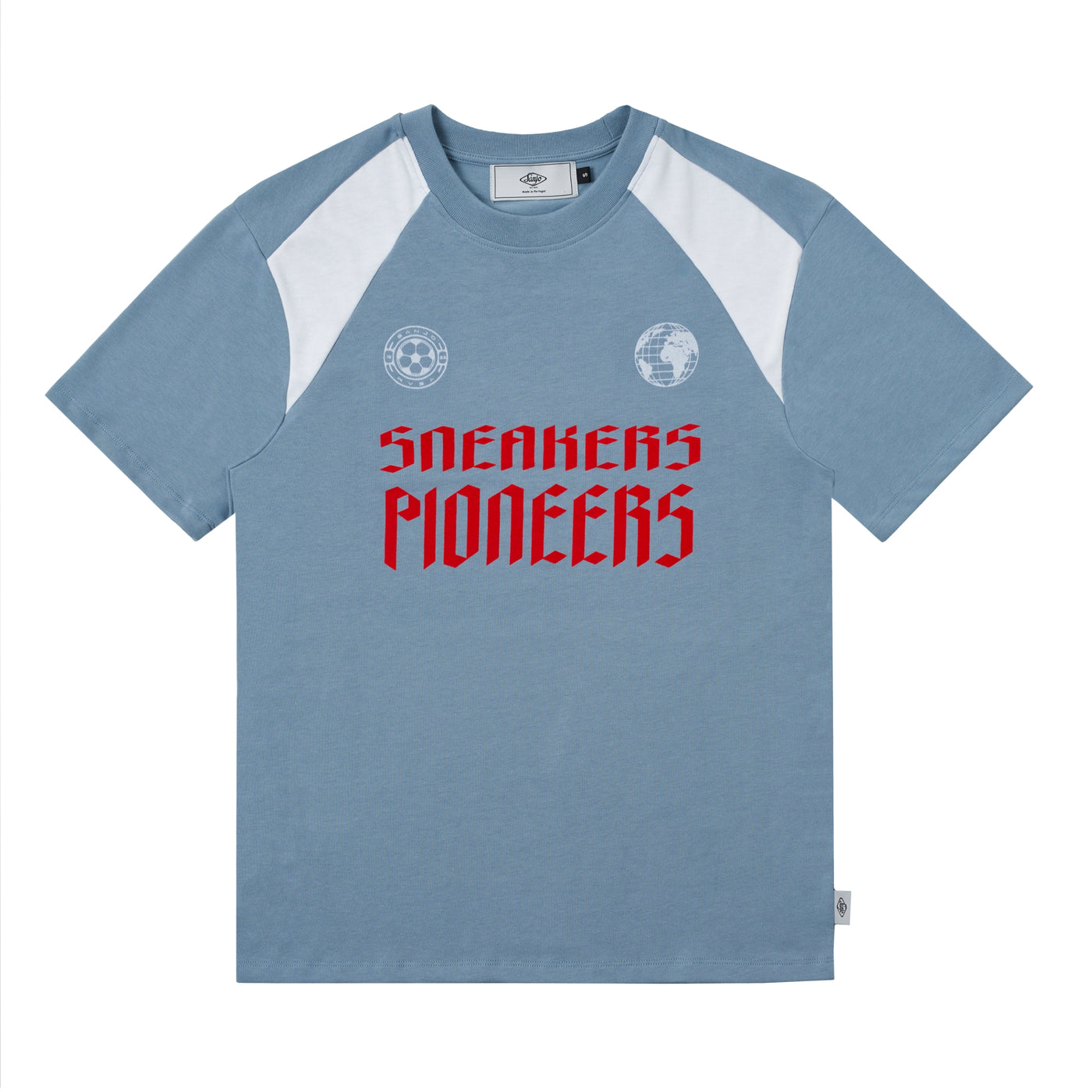 Sanjo Sneakers Pioners T-shirt // Sky