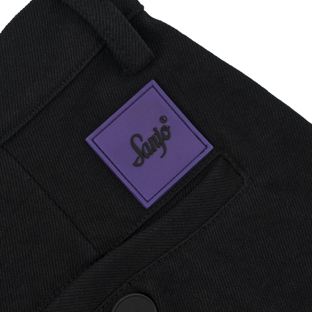 Sanjo Canvas Boxy Shorts // Black