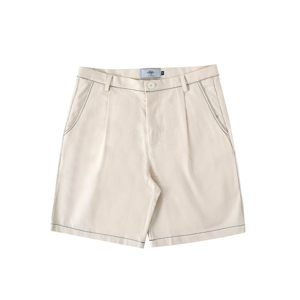 Shorts de trabajo en contraste Sanjo // Crudo