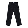 Pantalones de trabajo en contraste Sanjo // Negro