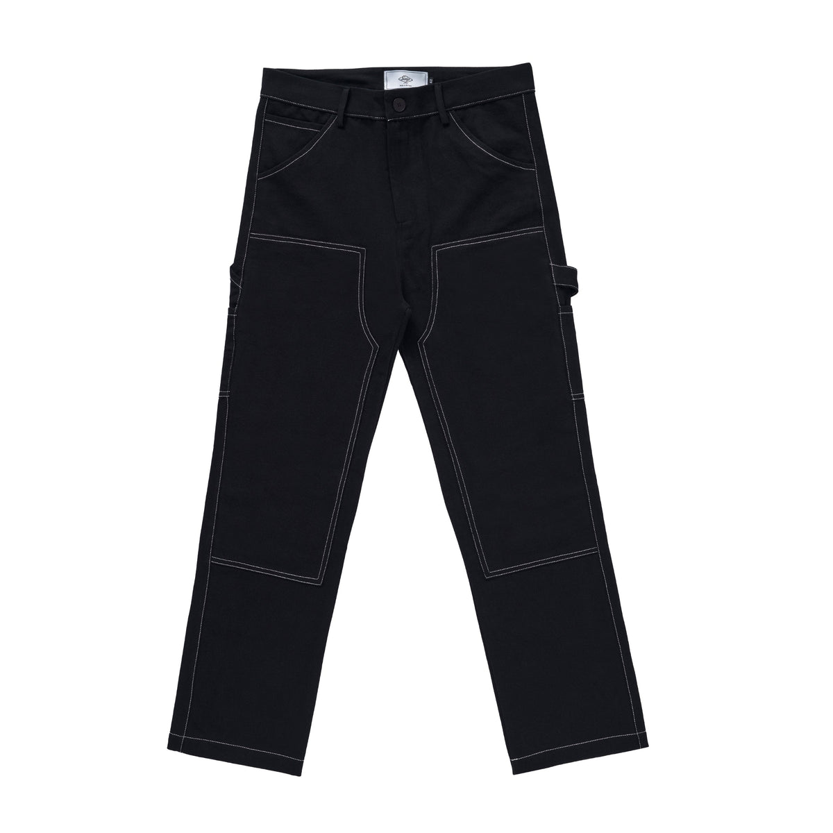 Pantalones de trabajo en contraste Sanjo // Negro