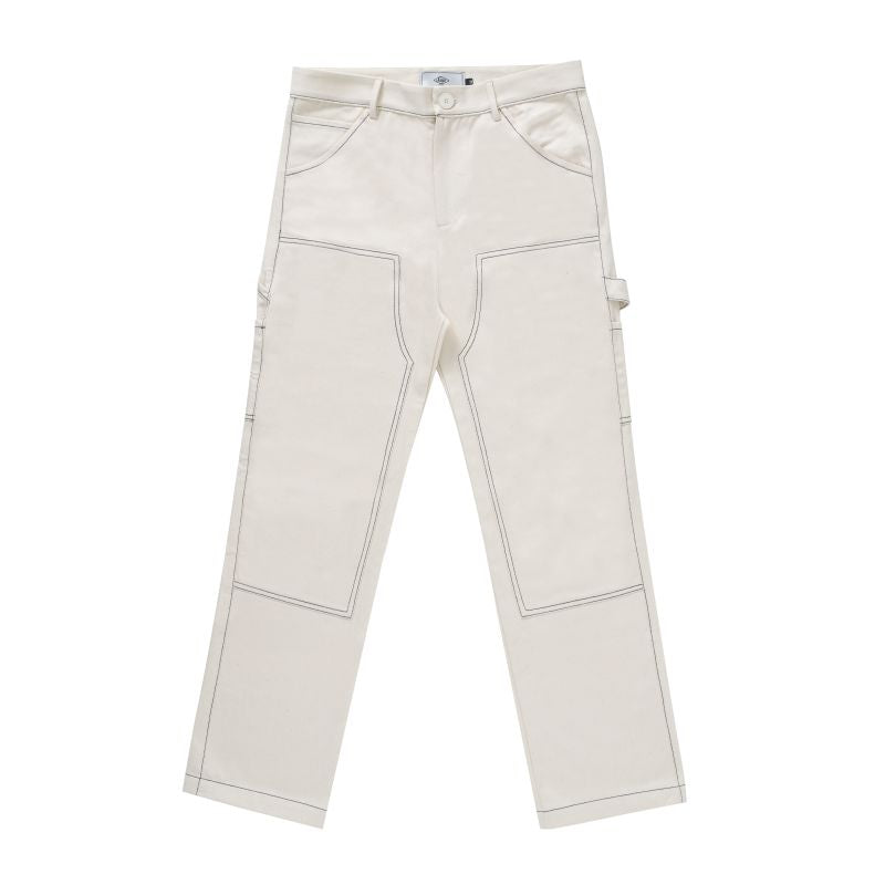 Sanjo Contrast Work Trousers // Ecru