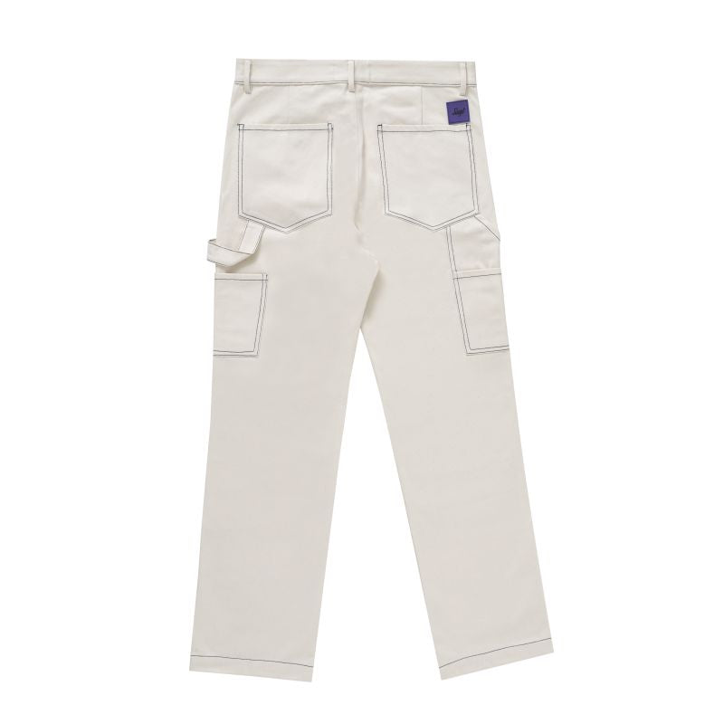 Sanjo Contrast Work Trousers // Ecru