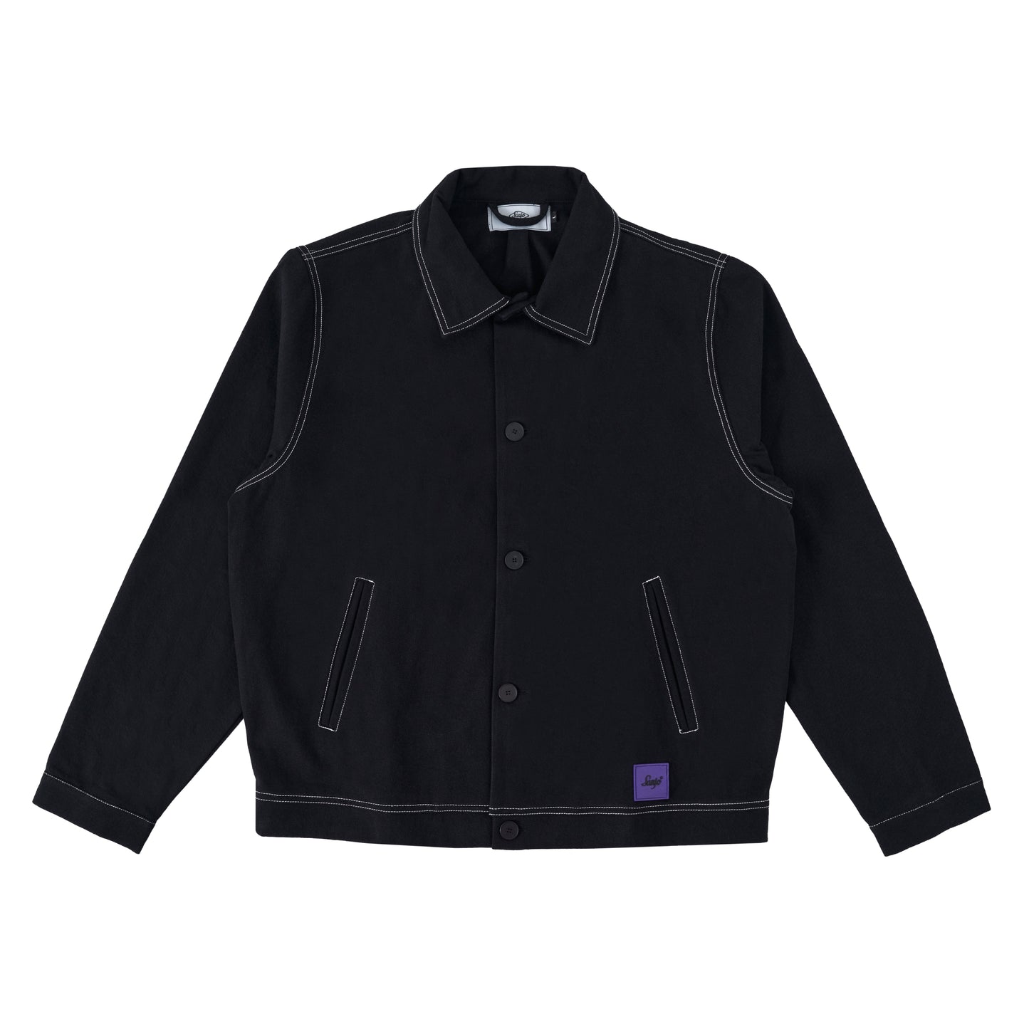 Sanjo Contrast Work Jacket  // Black