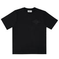 Sanjo Flocked Logo T-shirt // All Black