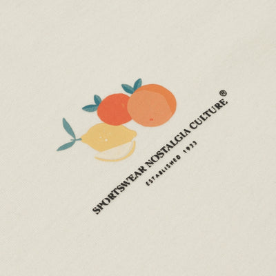 Sanjo Fruits T-shirt // Ecru